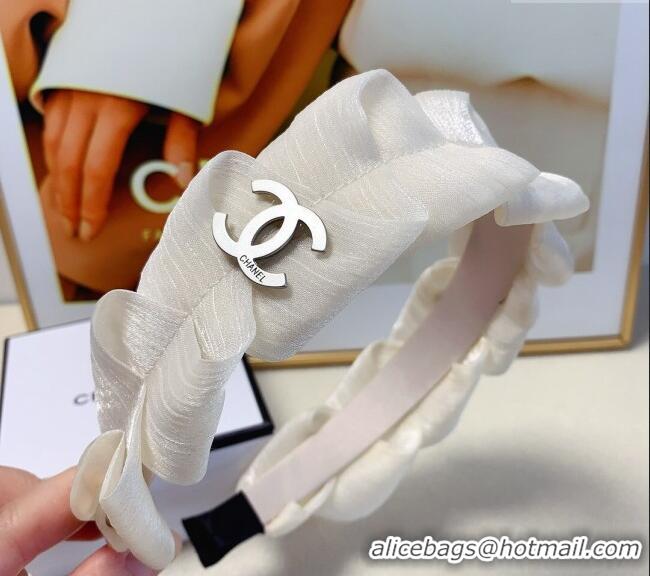 Luxury Discount Chanel Headband 0821 White 2024