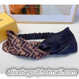 Buy Discount Fendi Headband 070902 Black 2024