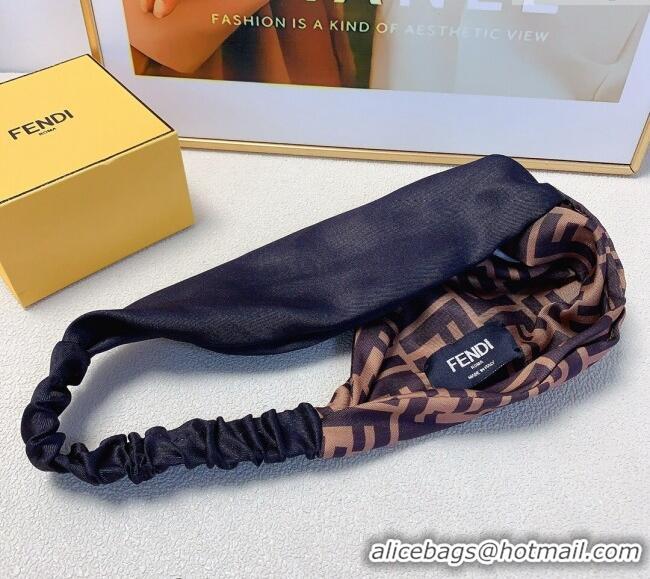 Buy Discount Fendi Headband 070902 Black 2024