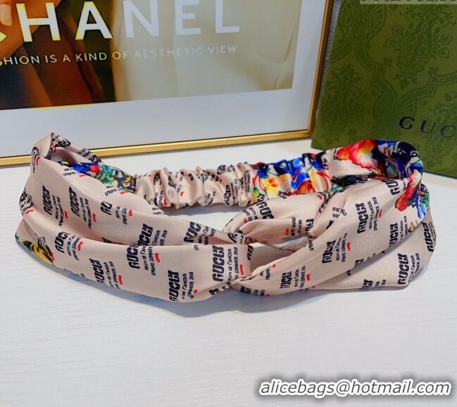 Market Sells Discount Gucci Headband 0709 Beige 2024