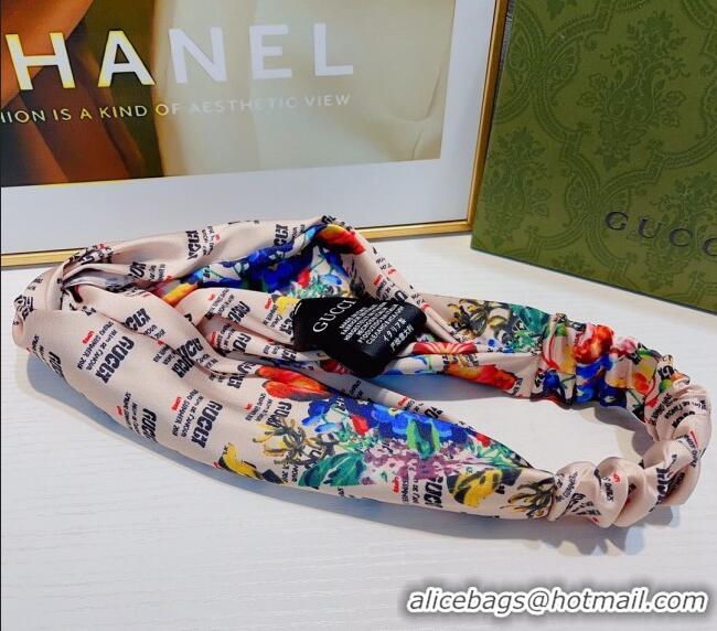 Market Sells Discount Gucci Headband 0709 Beige 2024