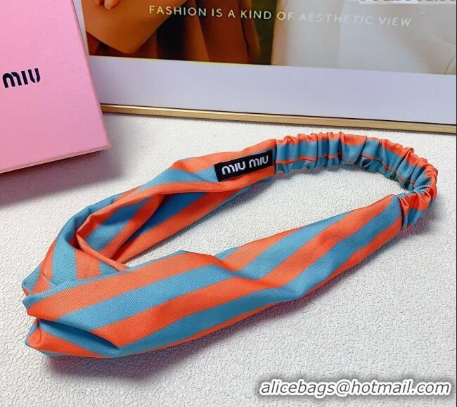 Buy Inexpensive Miu Miu Headband 0709 Green/Orange 2024