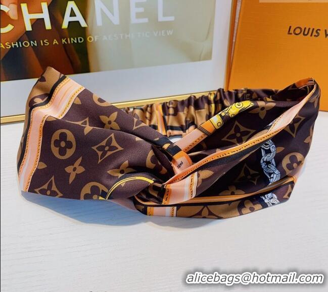 Low Cost Louis Vuitton Headband 070901 Brown 2024