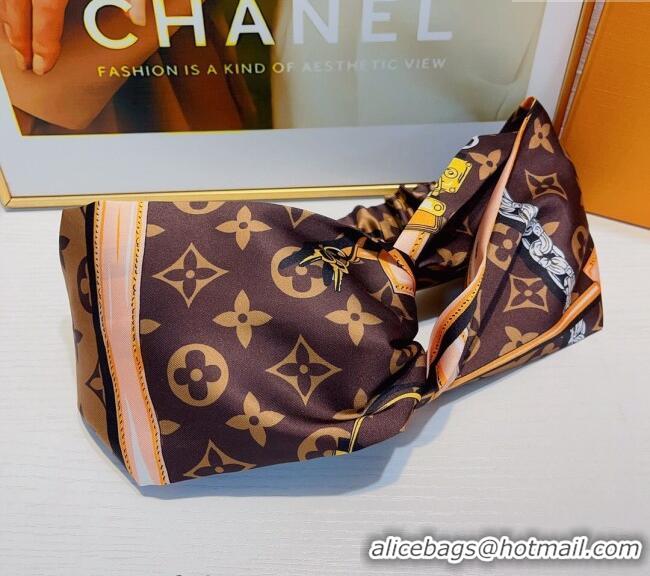 Low Cost Louis Vuitton Headband 070901 Brown 2024