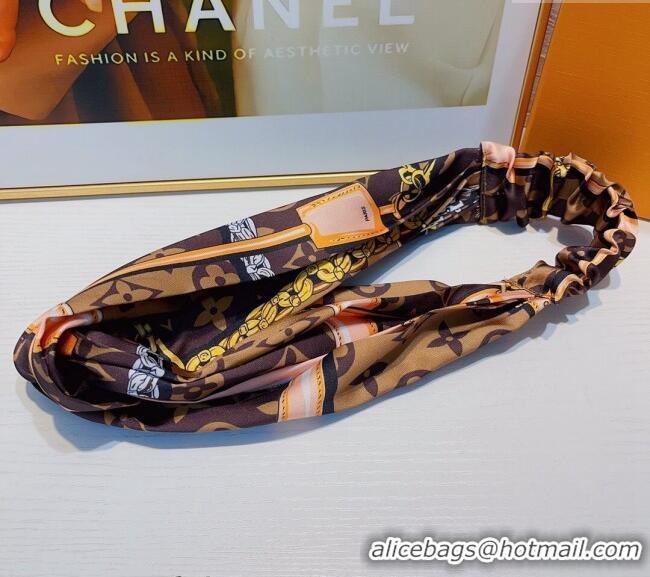 Low Cost Louis Vuitton Headband 070901 Brown 2024