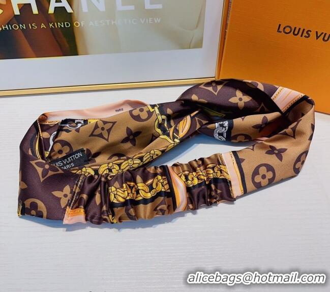 Low Cost Louis Vuitton Headband 070901 Brown 2024