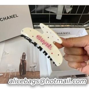 Free Shipping Design Chanel Hair Clip 0709 White 2024