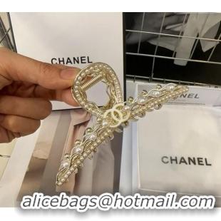Most Popular Chanel Hair Clip with Pearls 0709 2024