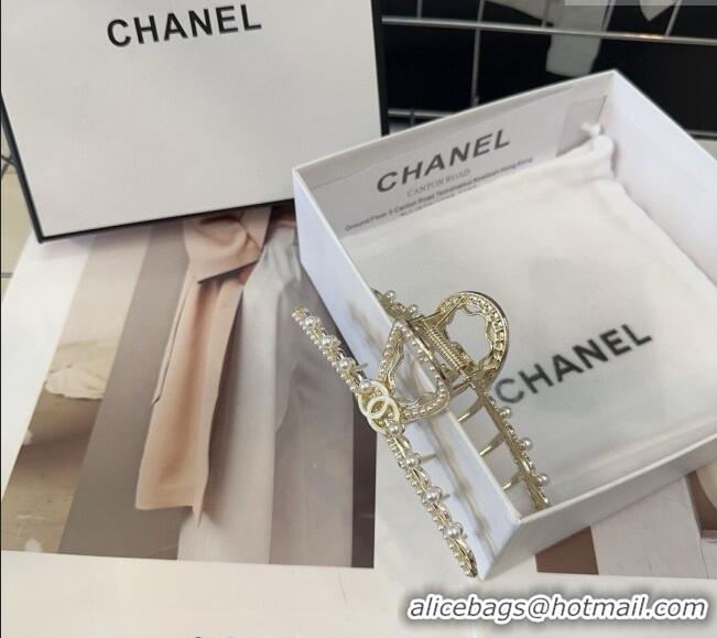 Most Popular Chanel Hair Clip with Pearls 0709 2024