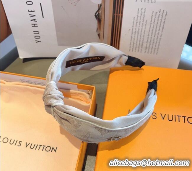 Good Taste Louis Vuitton Hair Headband 0729 Beige/Black 2024