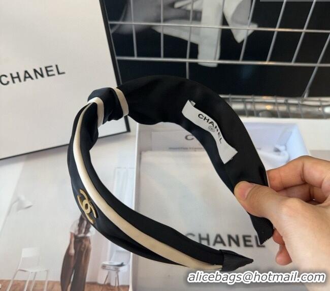 Buy Cheapest Chanel Hair Headband 072902 Black 2024