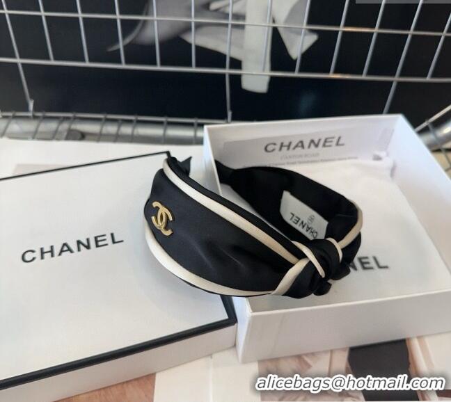 Buy Cheapest Chanel Hair Headband 072902 Black 2024