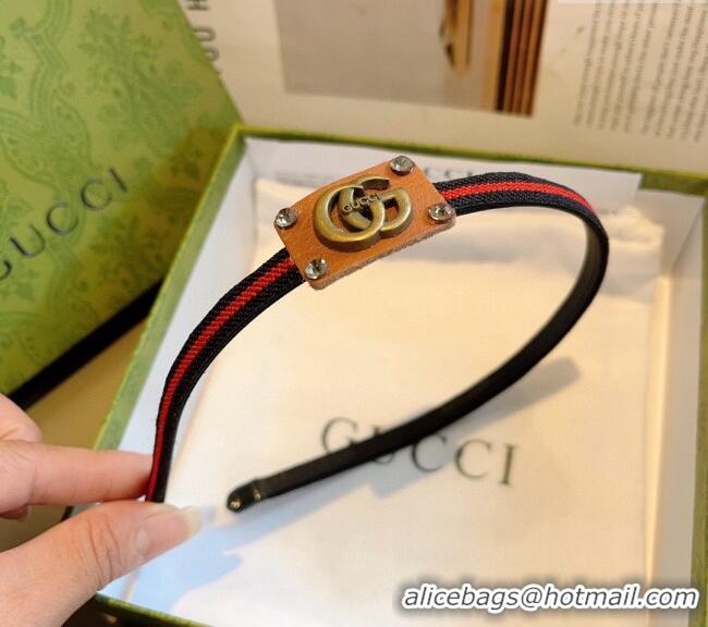 Good Product Gucci Headband with GG Patch 082009 2024