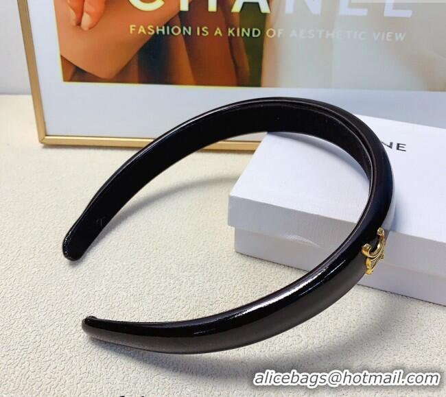 Famous Brand Celine Headband 082011 Black 2024