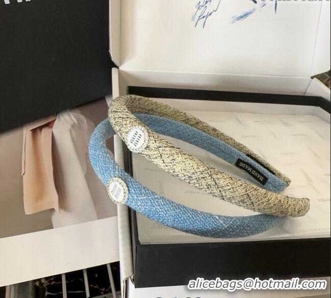 Grade Design Miu Miu Headband 082003 Beige 2024
