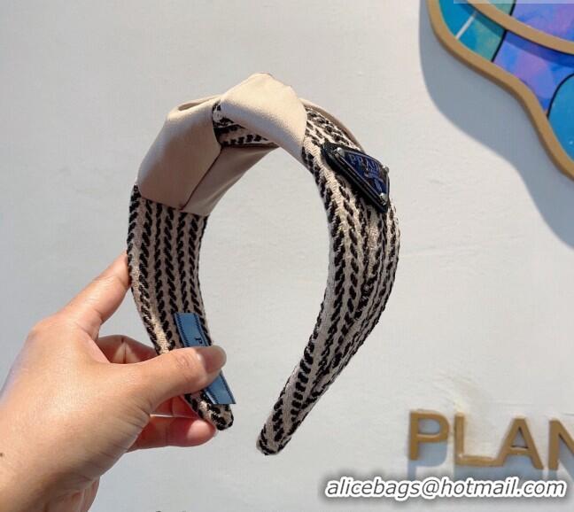 Grade Cheap Prada Headband 082006 Black 2024