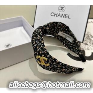 Inexpensive Chanel Headband with Sequins 082007 Black 2024