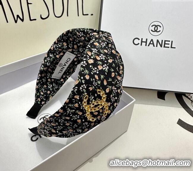 Inexpensive Chanel Headband with Sequins 082007 Black 2024
