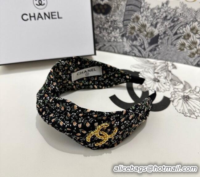 Inexpensive Chanel Headband with Sequins 082007 Black 2024