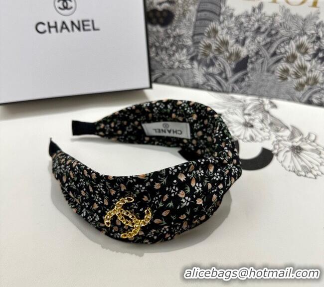 Inexpensive Chanel Headband with Sequins 082007 Black 2024