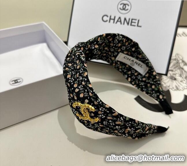 Inexpensive Chanel Headband with Sequins 082007 Black 2024