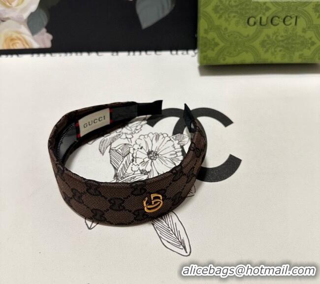 Top Quality Gucci GG Wide Headband 0820 Grey 2024