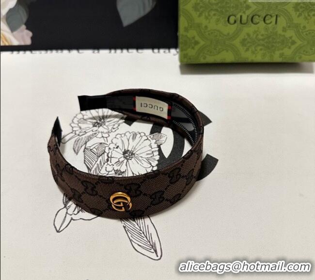 Top Quality Gucci GG Wide Headband 0820 Grey 2024