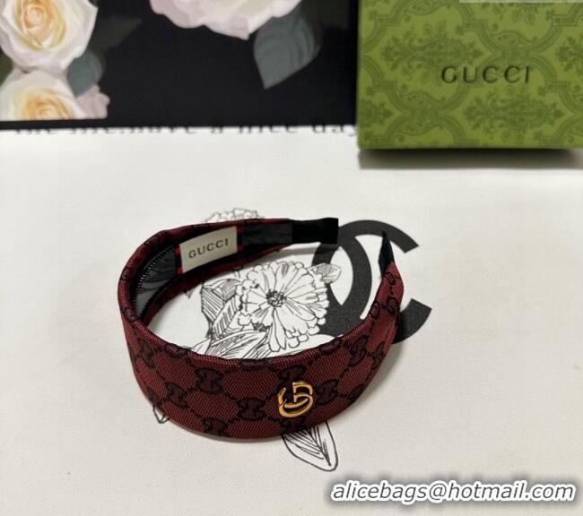 Particularly Recommended Gucci GG Wide Headband 0820 Brown 2024