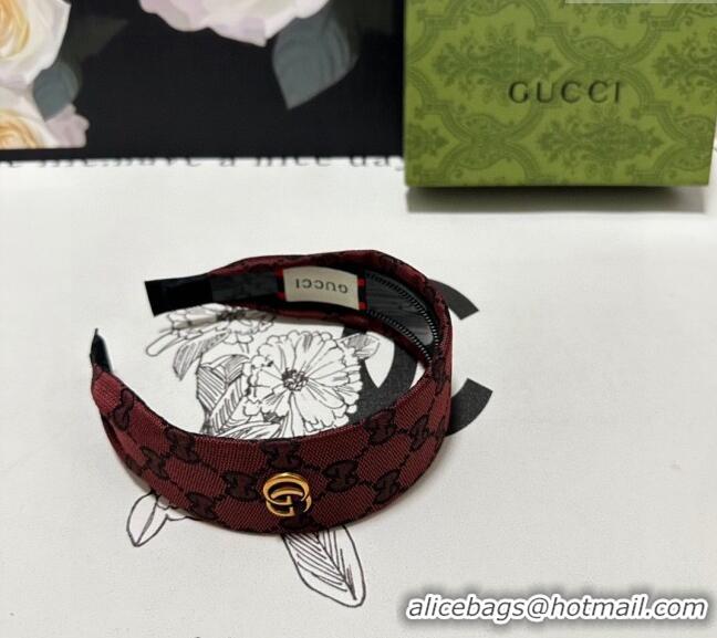 Particularly Recommended Gucci GG Wide Headband 0820 Brown 2024