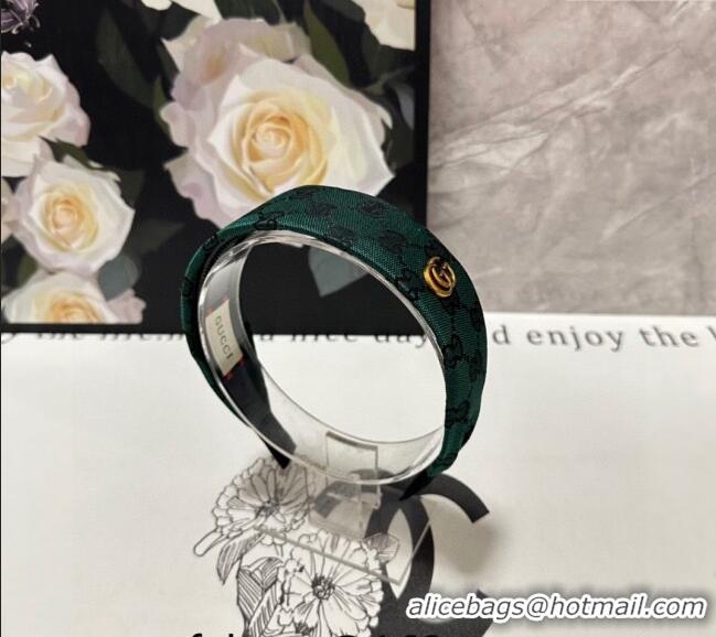 Low Cost Gucci GG Wide Headband 0820 Green 2024