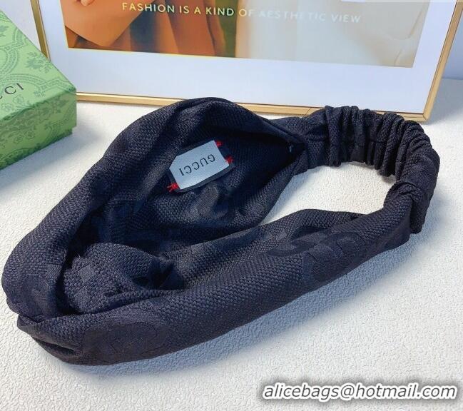 Unique Style Gucci Maxi GG Headband 0912 Black 2024