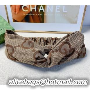Super Quality Gucci Maxi GG Headband 0912 Beige 2024