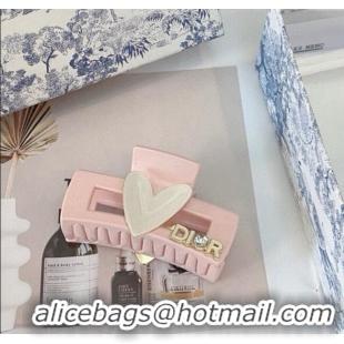 Promotional Dior Heart Hair Clip with Strass 0912 Pink 2024
