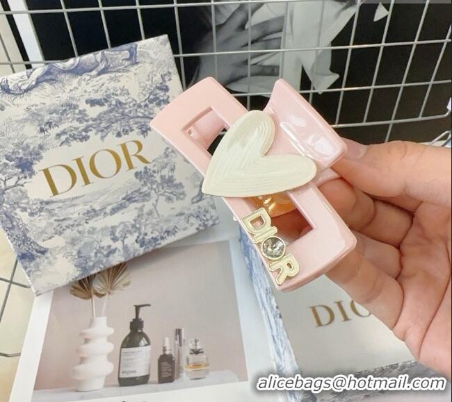 Promotional Dior Heart Hair Clip with Strass 0912 Pink 2024