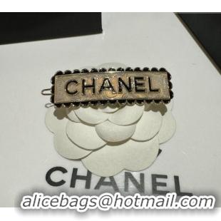 Famous Brand Chanel Hair Clip 0912 Gold/Black 2024