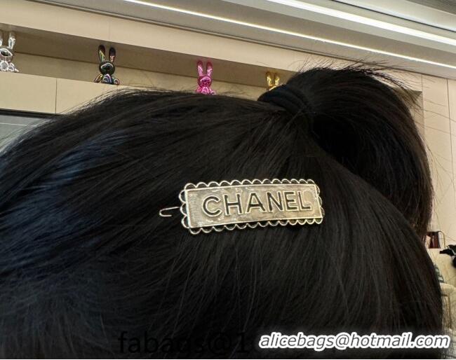 Famous Brand Chanel Hair Clip 0912 Gold/Black 2024