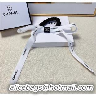 Promotional Chanel Bow Hair Tie CH101041 White 2024