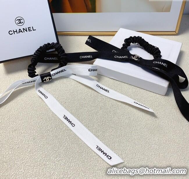Promotional Chanel Bow Hair Tie CH101041 White 2024
