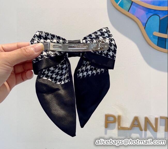 Trendy Design Hermes Bow Hair Clip 1023 Black 2024