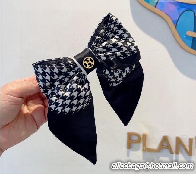 Trendy Design Hermes Bow Hair Clip 1023 Black 2024