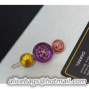 Grade Design Chanel Resin Buttons Hair Clip C1023 2024