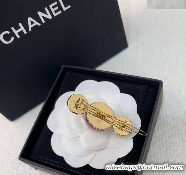 Grade Design Chanel Resin Buttons Hair Clip C1023 2024