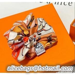 Grade Quality Hermes Printed Hairring 1129 Orange 2024