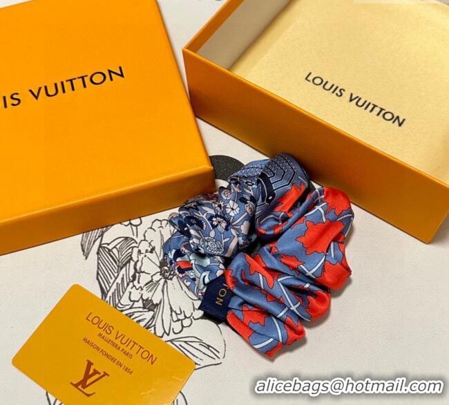 Best Price Louis Vuitton Printed Hairring 1129 Blue 2024