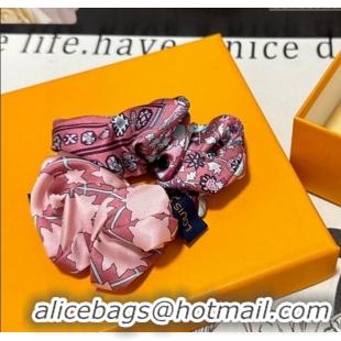 Good Taste Louis Vuitton Printed Hairring 1129 Pink/Multicolor 2024