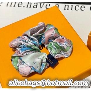 Famous Brand Louis Vuitton Printed Hairring 1129 Green/Multicolor 2024