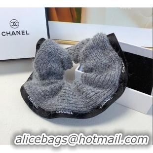 Luxury Discount Chanel Knit Hairring 1129 Black 2024