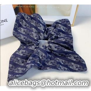 Promotional Celine Denim Square Hairring 1129 Dark Blue 2024
