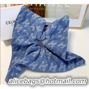 Low Cost Celine Denim Square Hairring 1129 Light Blue 2024
