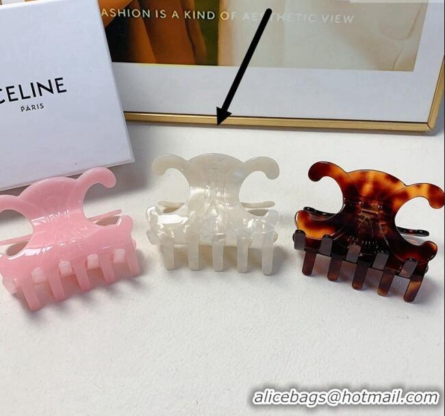 Fashion Discount Celine Hair Clip 1129 Light Pink 2024